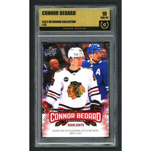 2023-24 Upper Deck CB Collection #13 Connor Bedard Rookie Card (RC) Gem Mint 10